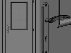 door 72in1 3D Model