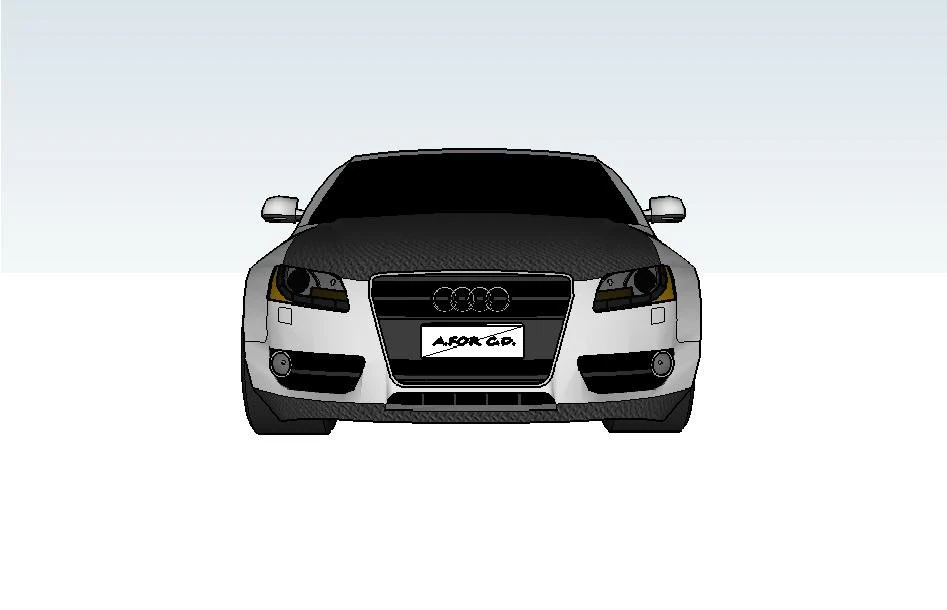 audi a5 tuning 3D Model .c4d .max .obj .3ds .fbx .stl .blend 