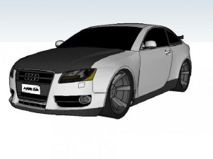 audi a5 tuning 3Dモデル