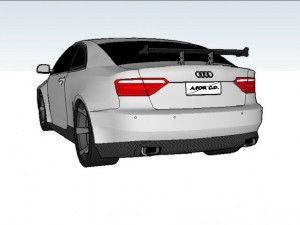 audi a5 tuning 3Dモデル