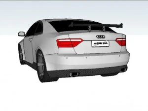 audi a5 tuning 3D Model