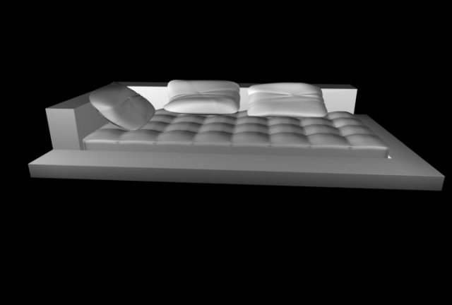 sofa 3D Model .c4d .max .obj .3ds .fbx .stl .blend 