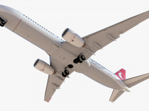 boeing 737-800 turkish airlines high detailed 3D Модель