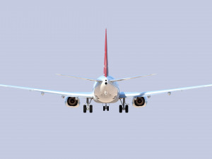 boeing 737-800 turkish airlines high detailed 3D Модель