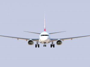 boeing 737-800 turkish airlines high detailed 3D Модель