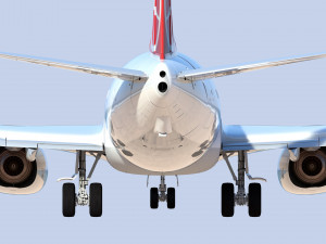 boeing 737-800 turkish airlines high detailed 3D Модель