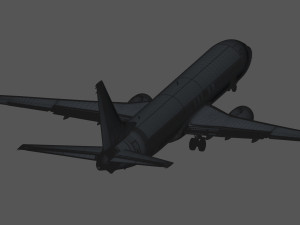 boeing 737-800 turkish airlines high detailed 3D Модель