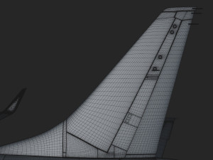 boeing 737-800 turkish airlines high detailed 3D Модель