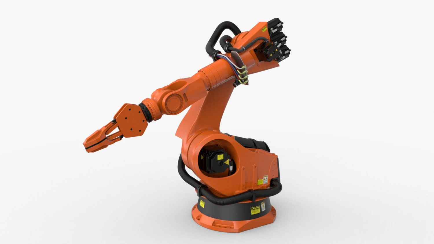 kuka 210 2 cinema 4d rigged industrial robotic arm 3D Model .c4d .max .obj .3ds .fbx .stl .blend 