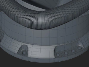 kuka 210 2 cinema 4d rigged industrial robotic arm 3D Model