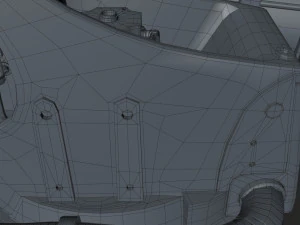 kuka 210 2 cinema 4d rigged industrial robotic arm 3D Model