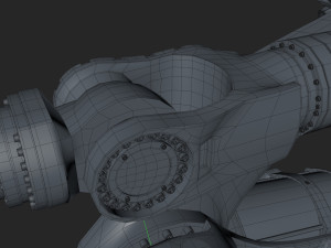 kuka 210 2 cinema 4d rigged industrial robotic arm 3D Модель