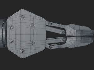 kuka 210 2 cinema 4d rigged industrial robotic arm 3D Модель