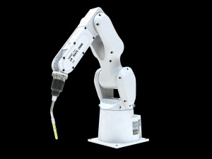 fanuc lr mate 200ib cinema 4d rigged robotic arm Modelo 3D