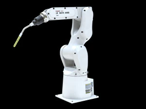 fanuc lr mate 200ib cinema 4d rigged robotic arm 3D Model