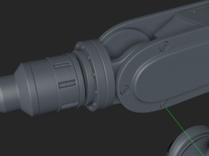 fanuc lr mate 200ib cinema 4d rigged robotic arm 3D 模型