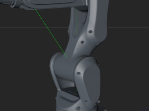 fanuc lr mate 200ib cinema 4d rigged robotic arm 3D 模型