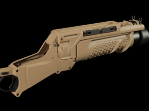 fn scar-h with equipments 3D मॉडल