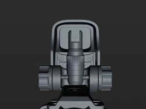 fn scar-h with equipments 3D Model
