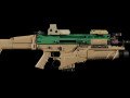 fn scar-h with equipments 3D Models