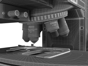 microscope zeiss axio imager 2 3D Model