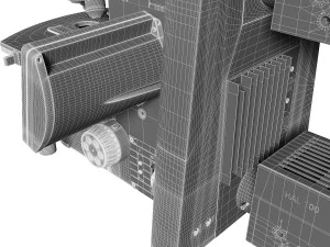 microscope zeiss axio imager 2 3D Model