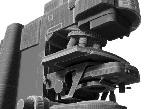 microscope zeiss axio imager 2 3D Model