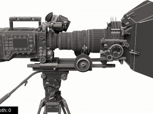 arri alexa sxt plus 3D 모델