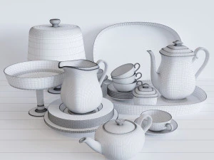 villeroy boch crockery sk1 3D Model