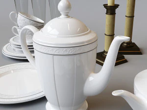 villeroy boch gray pearl 3D Model