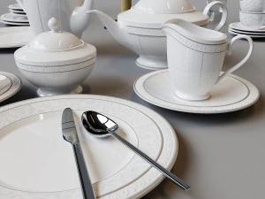 villeroy boch gray pearl 3D Model