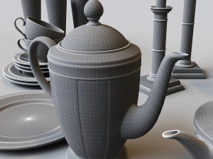 villeroy boch gray pearl 3D Model