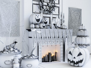 halloweendecorset Model 3D