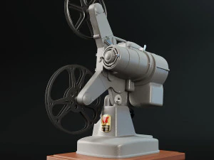 keystone 109d 8mm cinema projector 3D Model