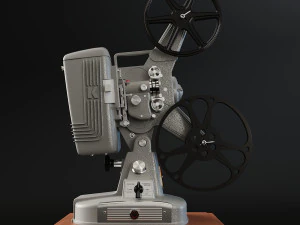 keystone 109d 8mm cinema projector 3D Model