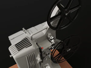 keystone 109d 8mm cinema projector 3D Model