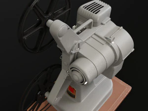 keystone 109d 8mm cinema projector 3D Model
