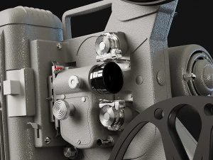 keystone 109d 8mm cinema projector 3D Model