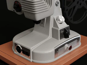 keystone 109d 8mm cinema projector 3D Model