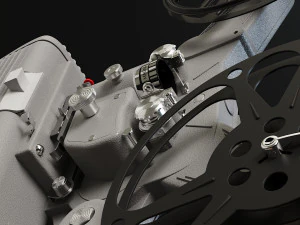 keystone 109d 8mm cinema projector 3D Model