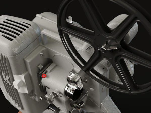 keystone 109d 8mm cinema projector 3D Model