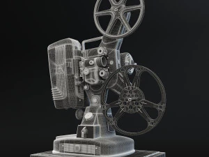 keystone 109d 8mm cinema projector 3D Model