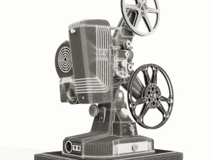 keystone 109d 8mm cinema projector 3D Model