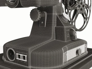 keystone 109d 8mm cinema projector 3D Model