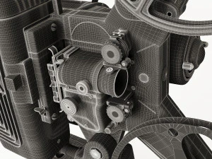 keystone 109d 8mm cinema projector 3D Model