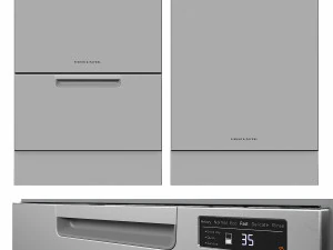 vaatwasser fisherpaykel dd60dchx9 dw60fc2x1 3D Model