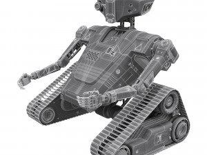 robot rt model 10 high-poly 3D Model