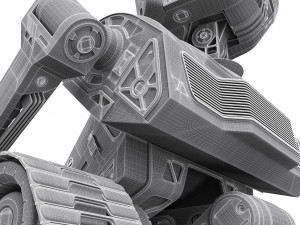 robot rt model 10 high-poly 3D Model