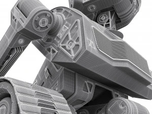 robot rt model 10 high-poly 3D Model