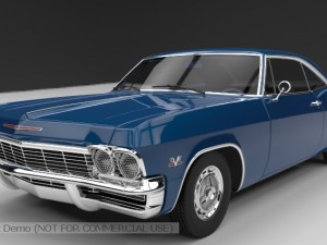 1965 chevy impala 3D Model
